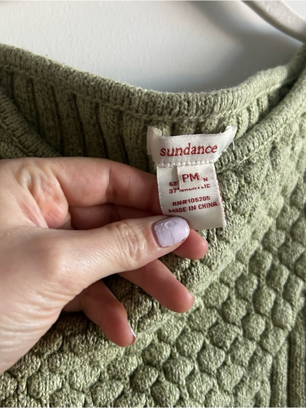 Sundance Green Ribbed Knit Sweater - Picture 4 of 6